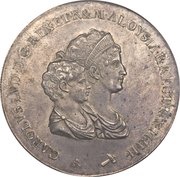 10 Lire - Charles Louis 1st type obverse image