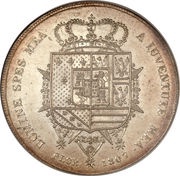 10 Lire - Charles Louis 2nd type, Italy, 1807 reverse image