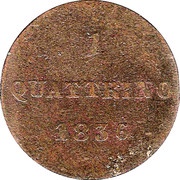 1 Quattrino - Leopoldo II reverse image