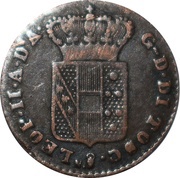 1 Quattrino - Leopoldo II obverse image