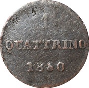 1 Quattrino - Leopoldo II reverse image
