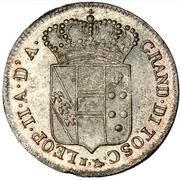 5 Quattrini - Leopoldo II obverse image
