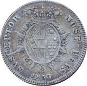 ½ Paolo - Leopoldo II, Italy, 1853-1859 reverse image