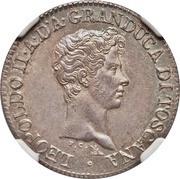 1 Fiorino - Leopoldo II obverse image