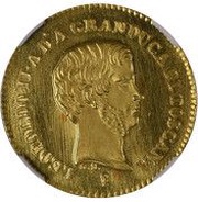 1 Fiorino - Leopoldo II Pattern obverse image
