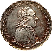 1 Thaler - Hieronymus von Colloredo obverse image