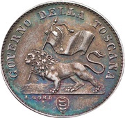 1 Fiorino - Leopoldo II obverse image