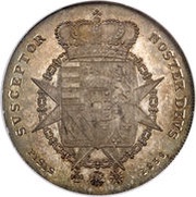 1 Francescone - Leopoldo II, Italy, 1833-1841 reverse image
