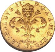 1 Zecchino - Leopoldo II obverse image