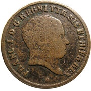 1 Tornese - Francesco I obverse image