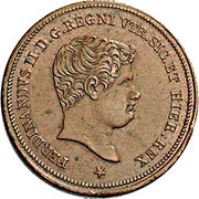 3 Tornesi - Ferdinando II obverse image