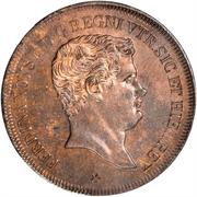 5 Tornesi - Ferdinando II obverse image