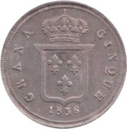 5 Grana - Ferdinando II, Italy, 1836-1847 reverse image