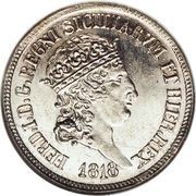 10 Grana - Ferdinando I obverse image