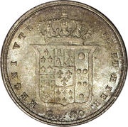 20 Grana - Ferdinando II, Italy, 1839-1859 reverse image