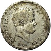 60 Grana - Ferdinando II 2nd portrait obverse image