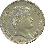 120 Grana - Ferdinando II obverse image