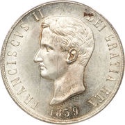 120 Grana - Francesco II obverse image