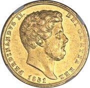 6 Ducati - Ferdinando II obverse image