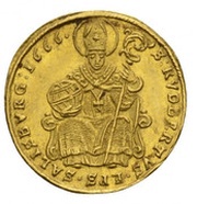 ½ Ducat - Guidobald von Thun, Austria, 1654-1668 reverse image