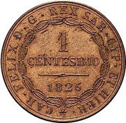 1 Centesimo - Carlo Felice Bologna obverse image