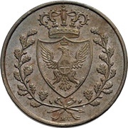 3 Centesimi - Carlo Felice Bologna obverse image