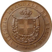 5 Centesimi - Victor Emmanuel II Tuscany obverse image