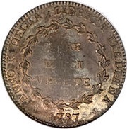 10 Lire, Italy, 1797 reverse image