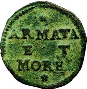 1 Soldo Armata and Morea, Italy, 1688-1691 reverse image