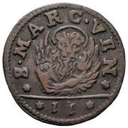 2 Soldi Dalmatia et Albania Type S.MARC.VEN obverse image