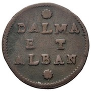 2 Soldi Dalmatia et Albania Type S.MARC.VEN, Italy, 1684-1691 reverse image