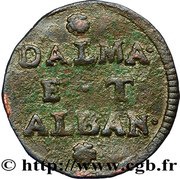 2 Soldi Dalmatia and Albania, Italy, 1691-1709 reverse image