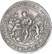 2 Guldiner - Matthäus Lang von Wellenburg, Austria, 1538 reverse image