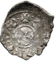 1 Denaro - Giovanni Gradenigo, Italy, 1355-1356 reverse image