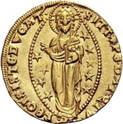 1 Ducato - Giovanni Soranzo, Italy, 1312-1328 reverse image