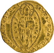 1 Zecchino - Bartolomeo Gradenigo, Italy, 1339-1342 reverse image
