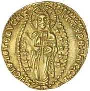 1 Zecchino - Antonio Venier, Italy, 1382-1400 reverse image