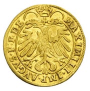 1 Ducat - Johann Jakob Khuen von Belasi Maximilian, Austria, 1569-1576 reverse image