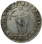 40 Soldi - Sebastiano Venier, Italy, 1577-1578 reverse image