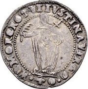 40 Soldi - Nicolò da Ponte, Italy, 1578-1585 reverse image