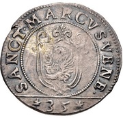¼ Scudo - Giovanni Bembo, Italy, 1615-1618 reverse image