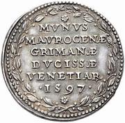 1 Osella - Marino Grimani Double Weight, Italy, 1597 reverse image