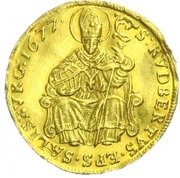 1 Ducat - Max Gandolf von Kuenburg, Austria, 1668-1687 reverse image