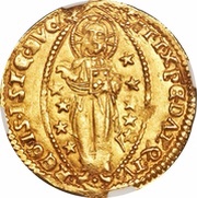 1 Zecchino - Agostino Barbarigo, Italy, 1486-1501 reverse image