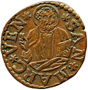 ½ Soldo, Italy, 1619 reverse image