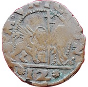 1 Soldo - Nicoló Contarini, Italy, 1630-1631 reverse image