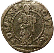 1 Soldo - Nicolò Sagredo, Italy, 1675-1676 reverse image