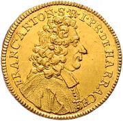 1 Ducat - Franz Anton von Harrach obverse image