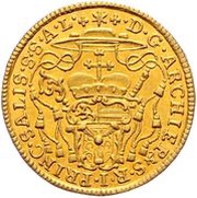 1 Ducat - Franz Anton von Harrach obverse image