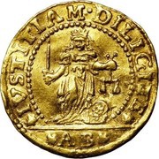 1 Liretta - Giovanni Corner II Off-Metal Strike, Italy, 1718-1719 reverse image